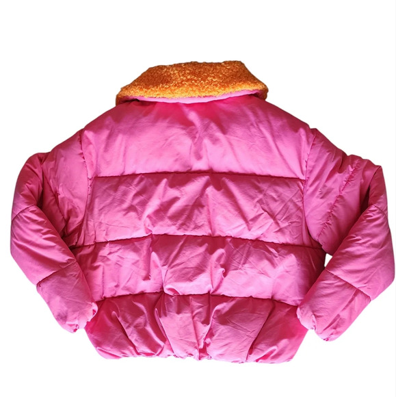 Urban Outfitters Pink Puffer Coat - Picture 3 of 13